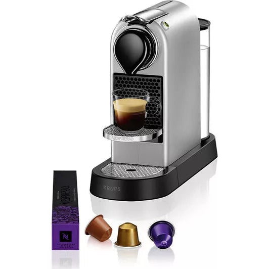 Krups Nespresso Citiz Original - Silver Coffee Machine: XN741B40