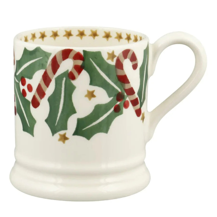 Emma Bridgewater Candy Canes 1/2 Pint Mug