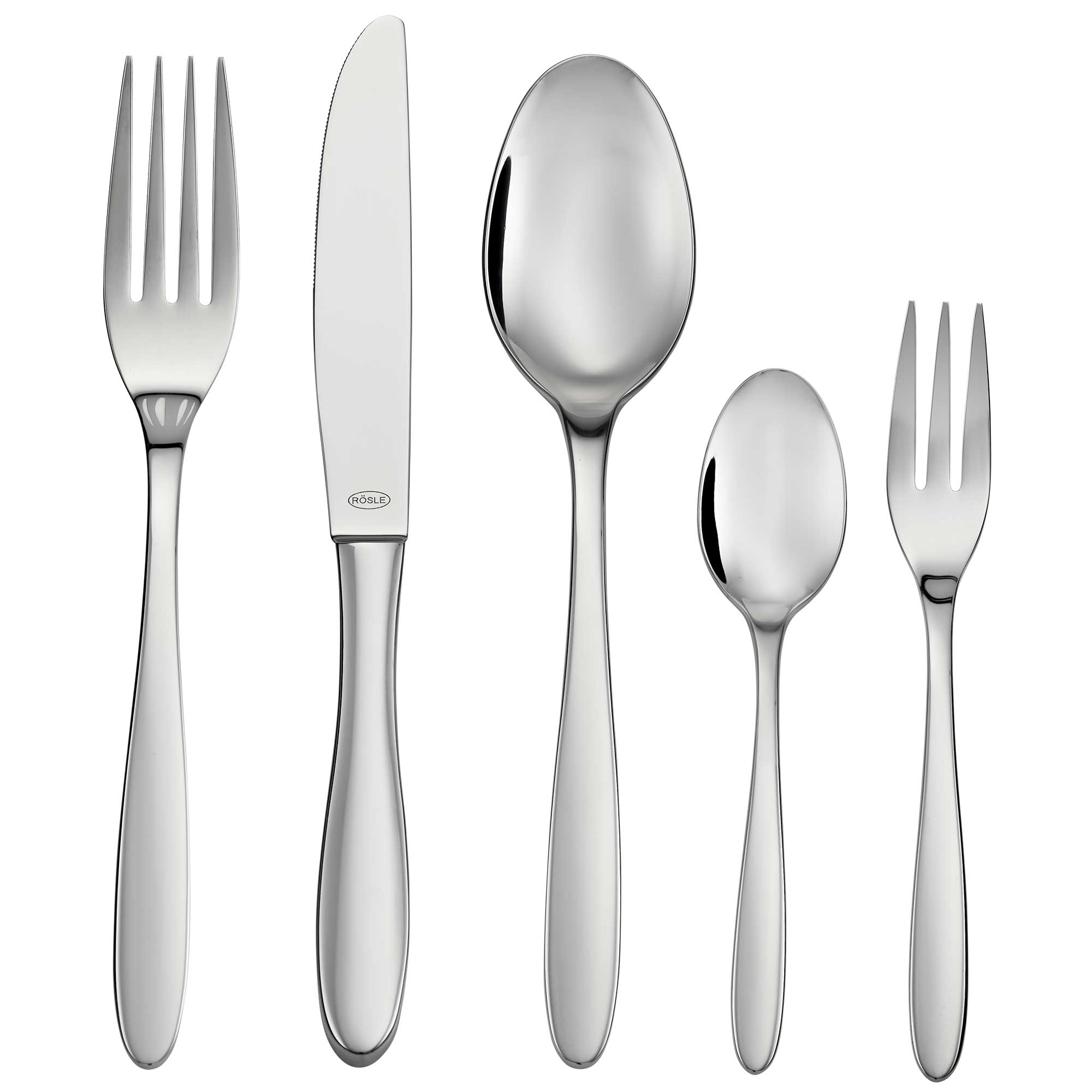 RÖSLE Culture Stainless Steel 30 Piece Cutlery Set - Mirror Finish