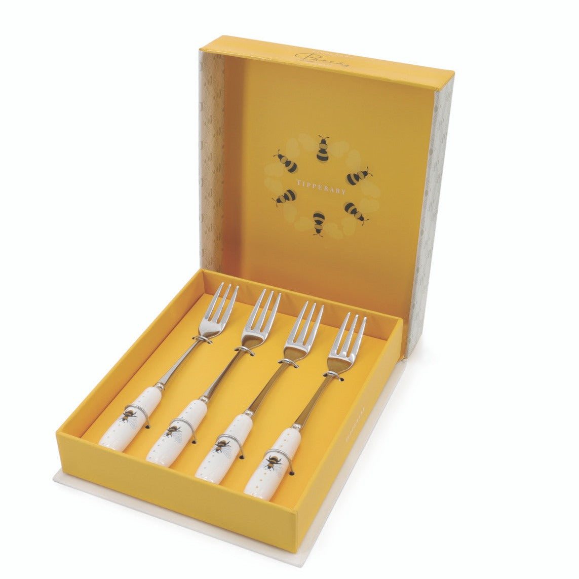 Tipperary Crystal Bees - Bee Set of 4 Dessert Forks