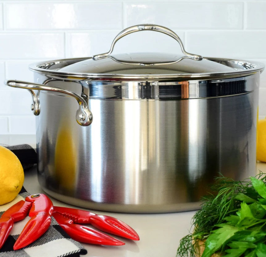 Hestan ProBond Induction Stainless Steel Stockpot & Lid - 26cm 7.6L