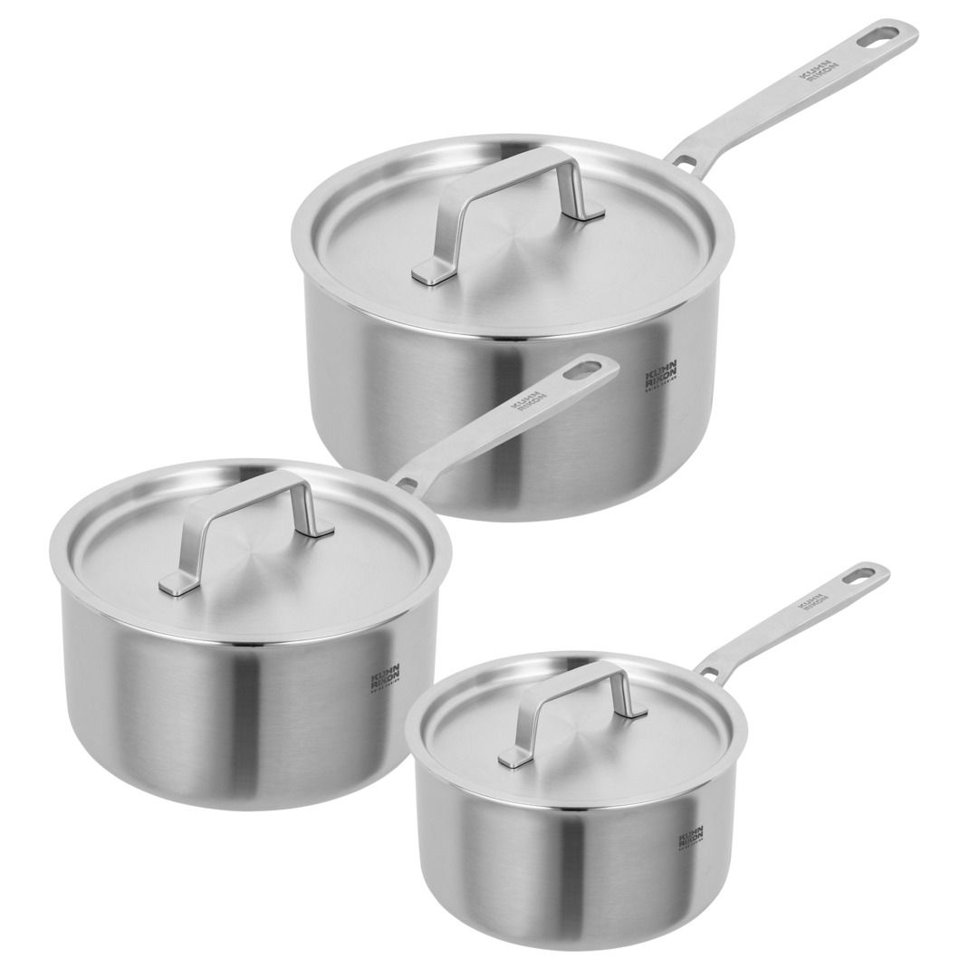 Kuhn Rikon Culinary 5 Ply - 3pc Saucepan Set 16/18/20cm