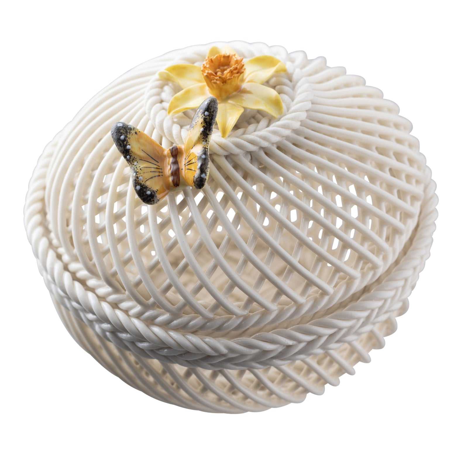 Belleek Classic Flower of the Month Basket March Daffodil: 4772