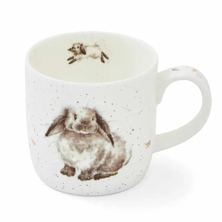 Royal Worcester Wrendale Designs Rosie Rabbit Mug