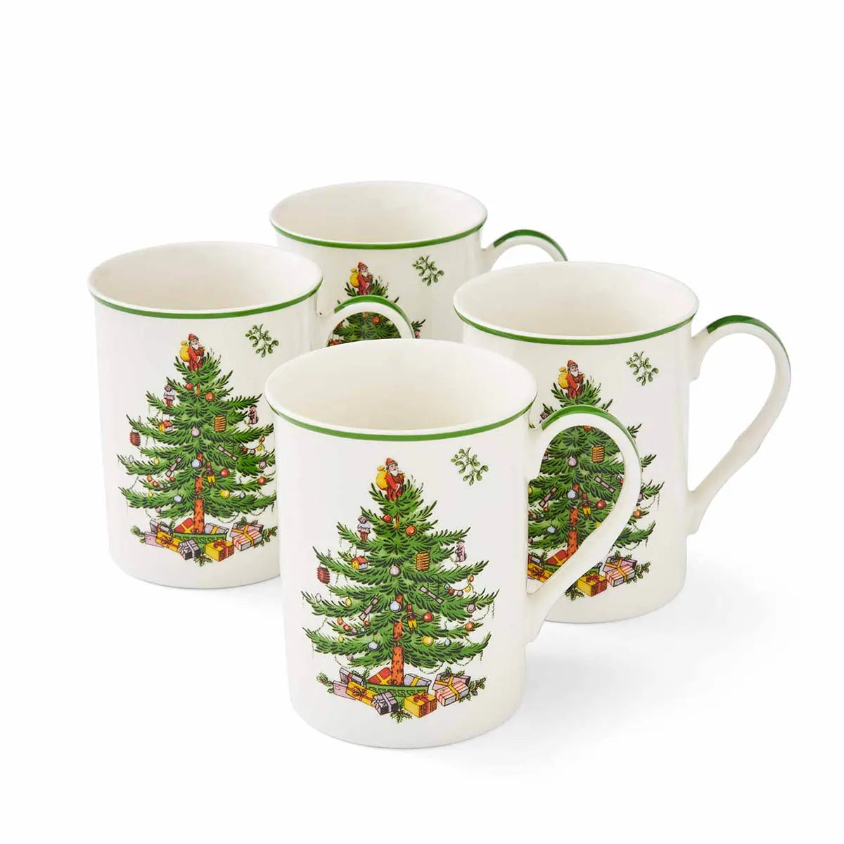 Spode Christmas Tree Mug 340ml Set of 4
