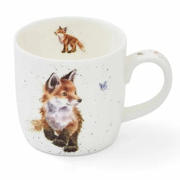 Royal Worcester Wrendale Designs Born to be Wild Fox Mug