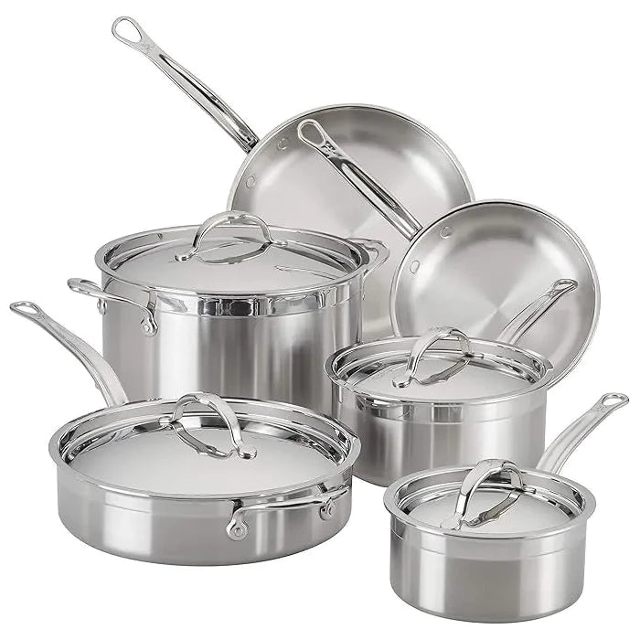Hestan Probond Multi-Layer Induction Stainless Steel 10 Piece Set