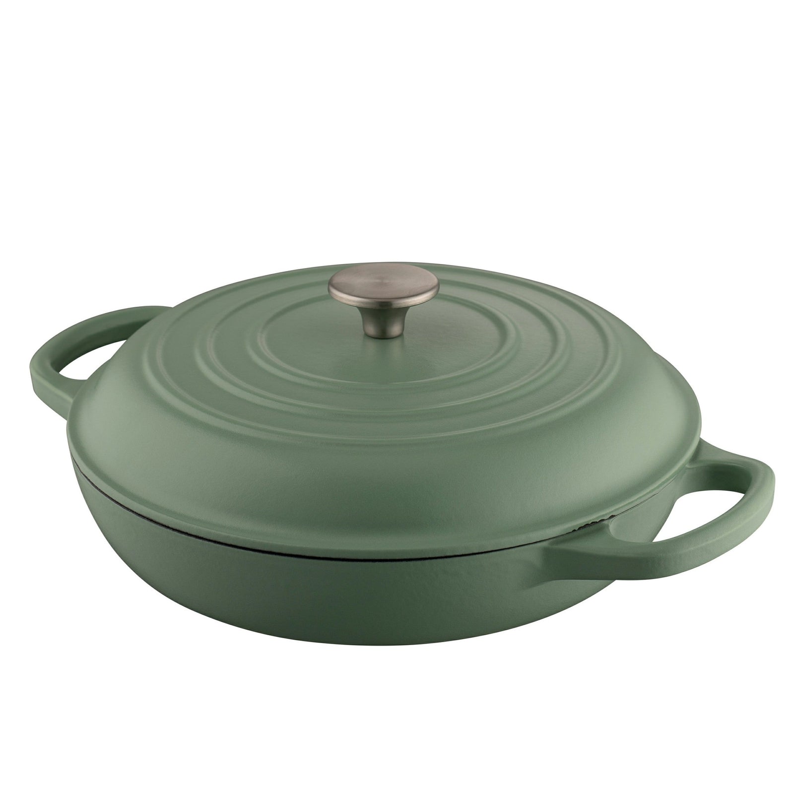 Belleek Living Cast Iron Shallow Covered Casserole : 8721