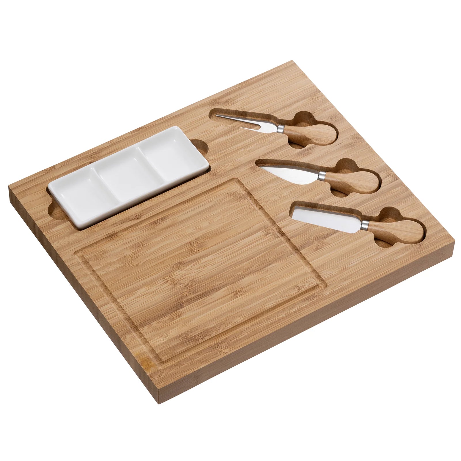 Belleek Living Cheese Board & Cheese Knife Set: 9552