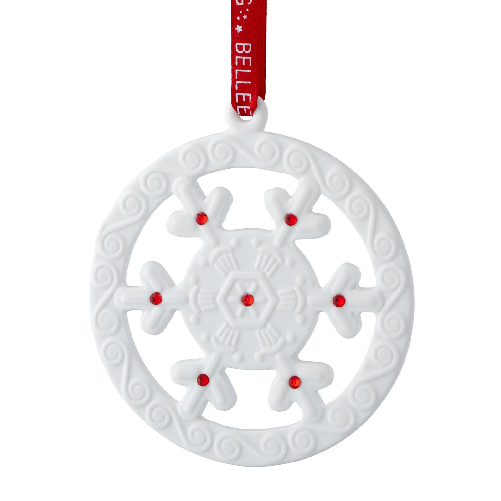 Belleek Living Snowflake Ornament: 9576