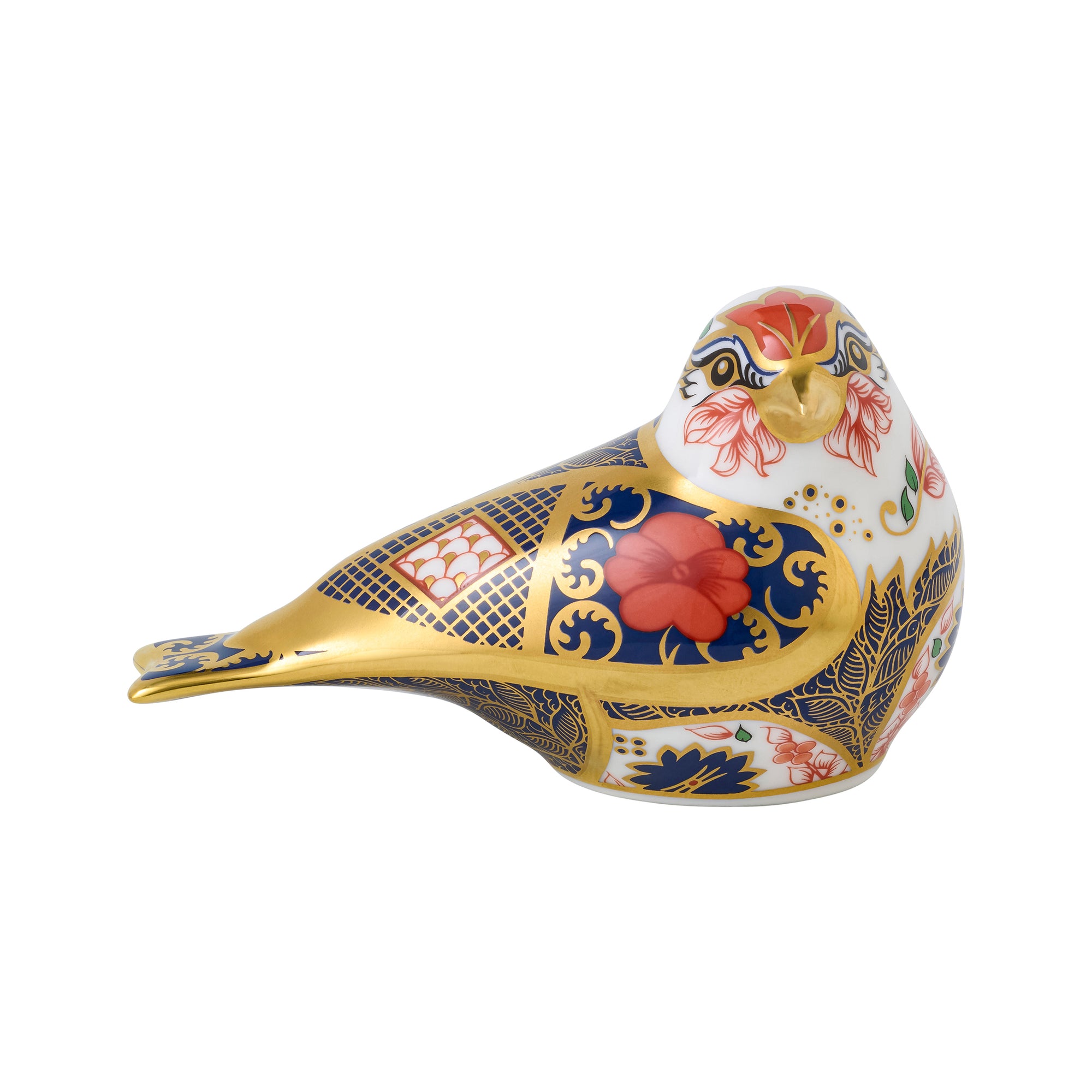 Royal Crown Derby Solid Gold Band Goldfinch