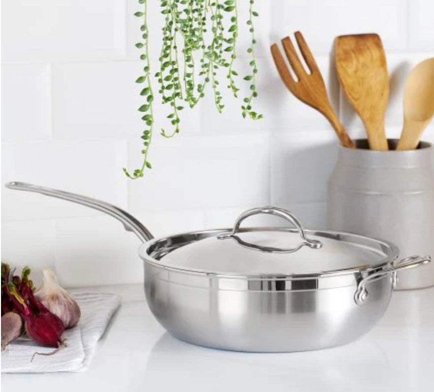 Hestan ProBond Induction Stainless Steel Essential Pan & Lid - 28cm 4.7L