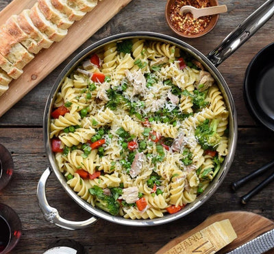 Hestan ProBond Induction Stainless Steel Sauté Pan & Lid - 26cm 3.3L