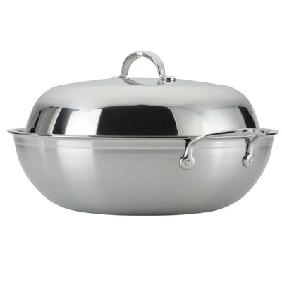 Hestan ProBond Induction Stainless Steel Wok & Lid - 36cm 7L