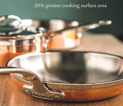 Hestan CopperBond Induction Copper Skillet 32cm