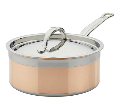 Hestan CopperBond Induction Copper Saucepan & Lid 16cm