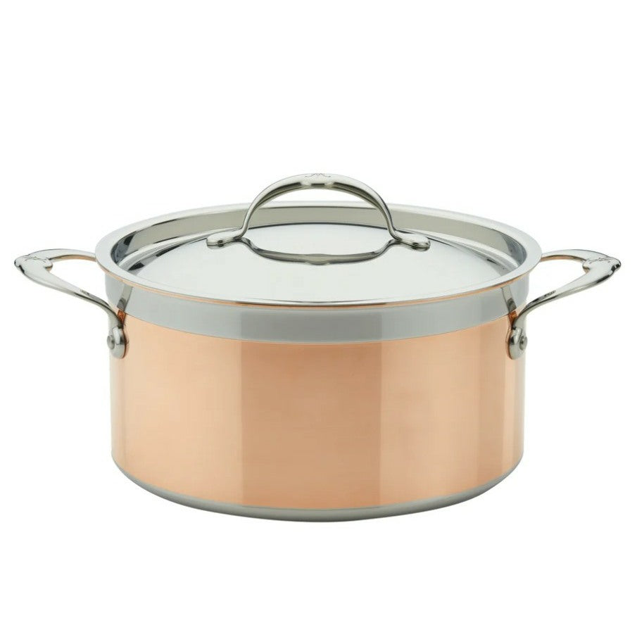 Hestan CopperBond Induction Copper Stock Pot & Lid - 24cm 5.7L