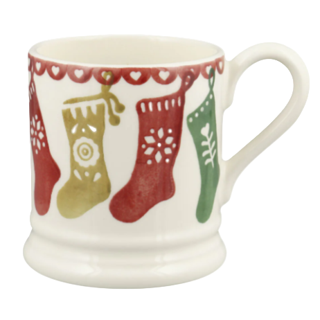 Emma Bridgewater Christmas Stockings 1/2 Pint Mug