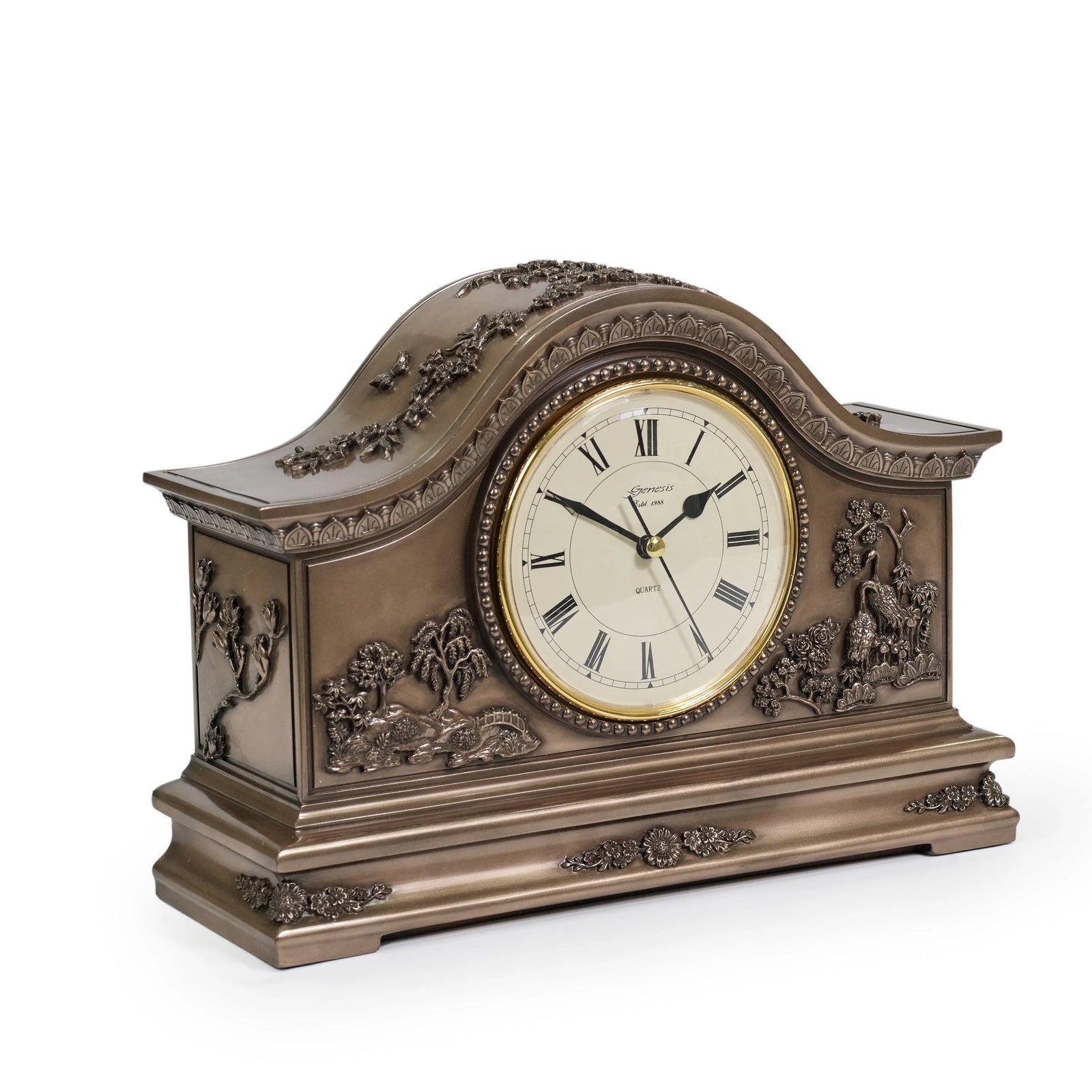 Genesis Bronze - Oriental Mantle Clock: WW002