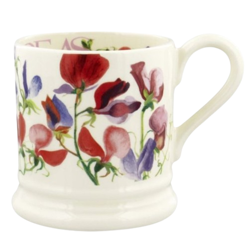 Emma Bridgewater Flowers Sweet Pea Multi 1/2 Pint Mug