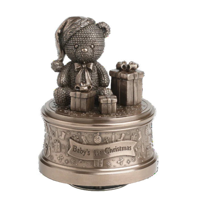 Genesis Bronze - Baby's 1st Christmas Music Box: WW015