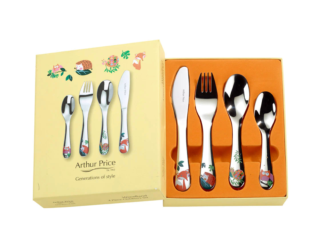 Arthur Price - Woodland 4 Piece Child's Cutlery Set