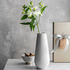 Villeroy and Boch Manufacture Collier Blanc Vase Carré Tall