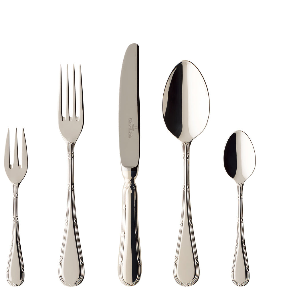 Villeroy and Boch Kreuzband Septfontaines 120 Silver Plated 30 Piece Cutlery Set