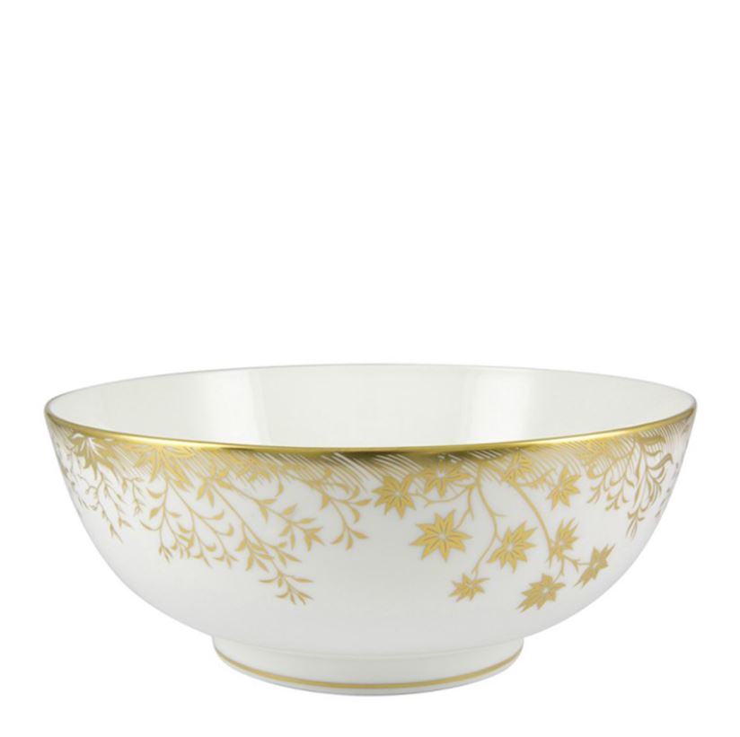 Royal Crown Derby Arboretum Gold Salad Bowl