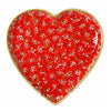Nicholas Mosse Lawn Red - Medium Heart Plate