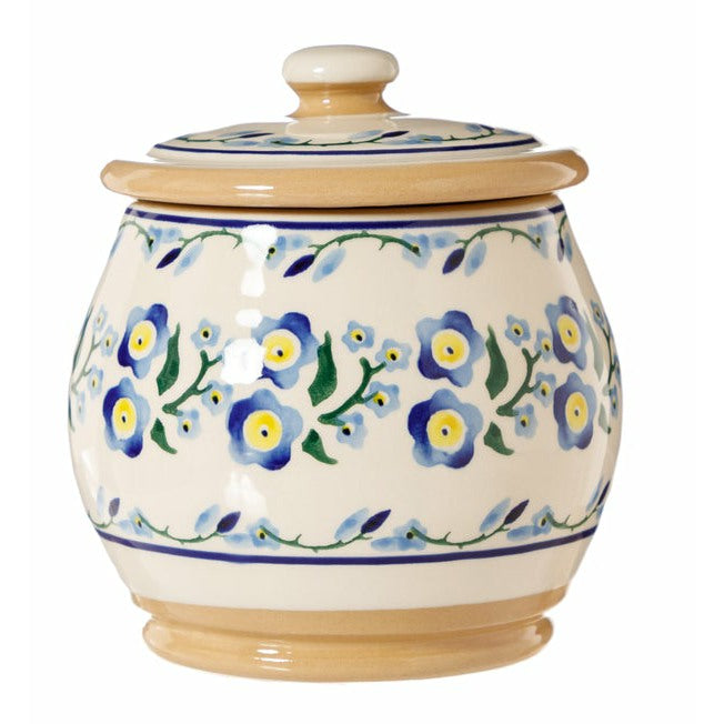 Nicholas Mosse Forget Me Not - Small Round Lidded Jar