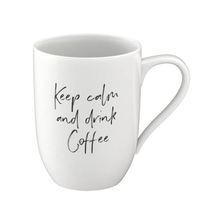 Villeroy and Boch Statement Mug Keep Calm and Drink Coffee