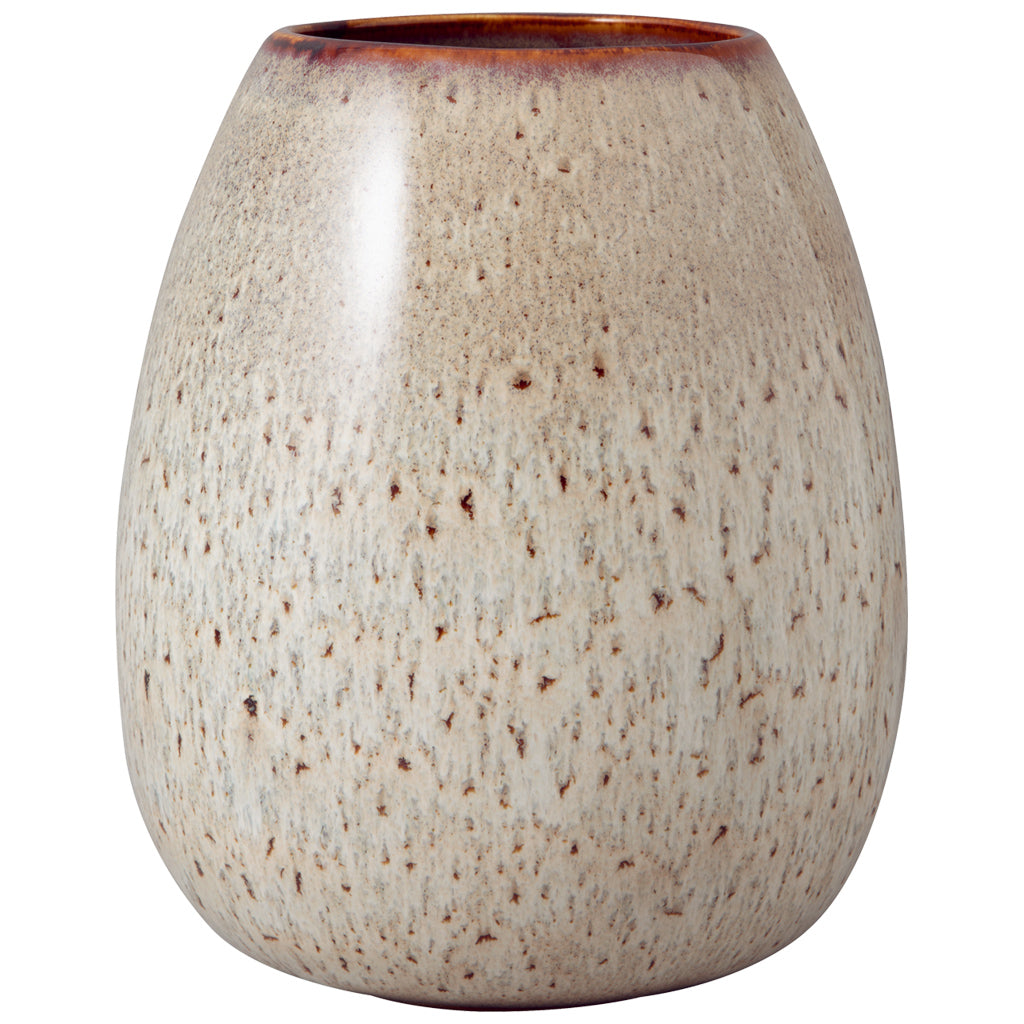 Villeroy and Boch Lave Home Drop Vase Large Beige