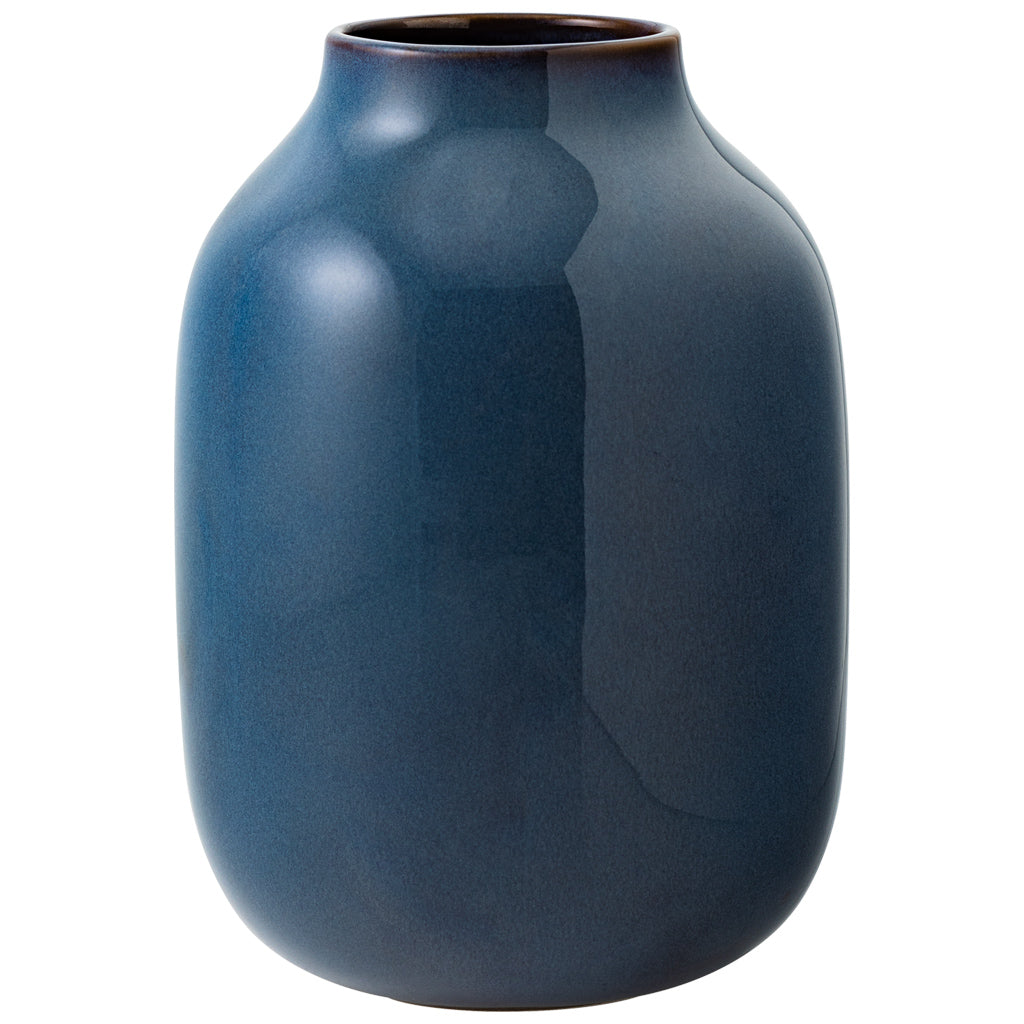 Villeroy and Boch Lave Home Nek Vase Uni Large Bleu