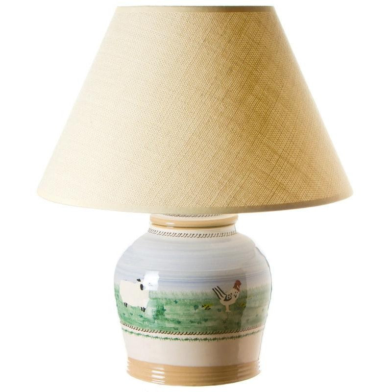 Nicholas Mosse Landscape Assorted Animals - 7" Lamp with shade