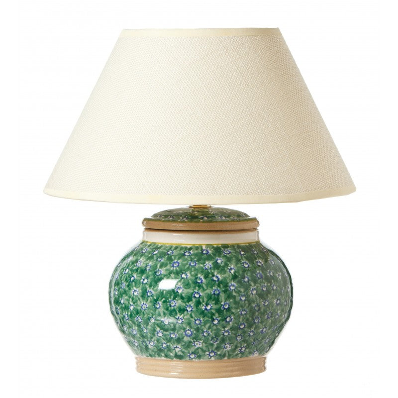 Nicholas Mosse Lawn Green - 5 Inch Lamp with Shade