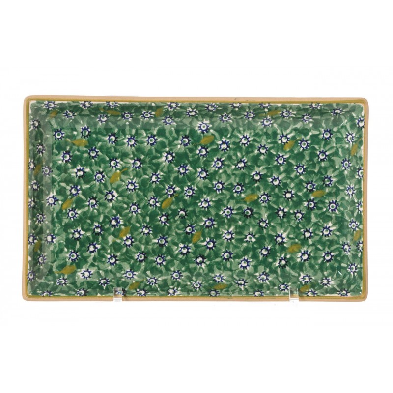 Nicholas Mosse Lawn Green - Medium Rectangle Plate