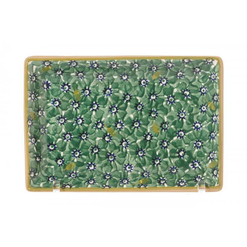 Nicholas Mosse Lawn Green - Small Rectangle Plate