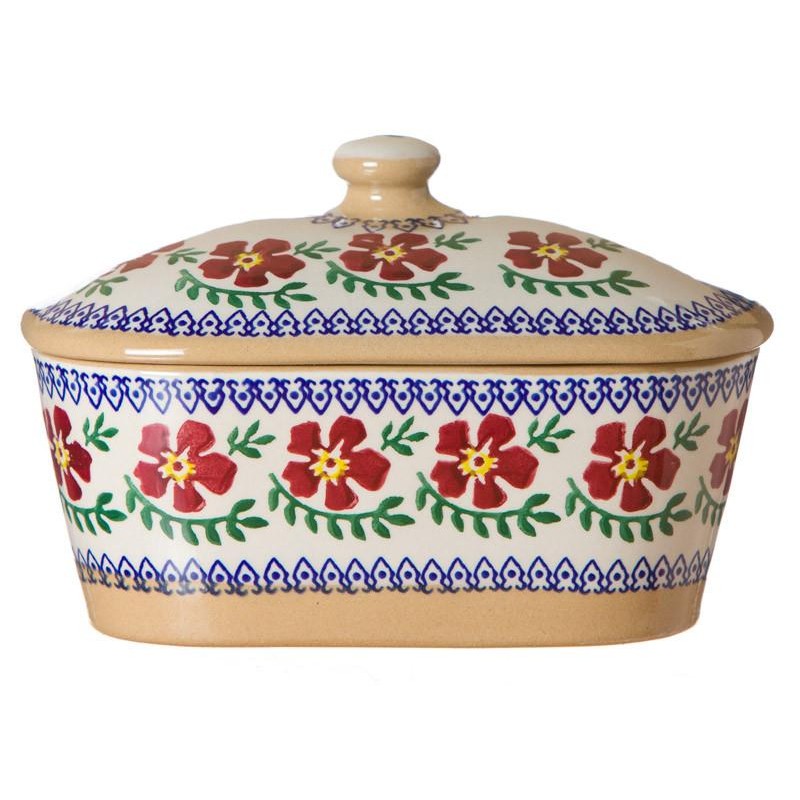 Nicholas Mosse Old Rose - Covered Butter Dish