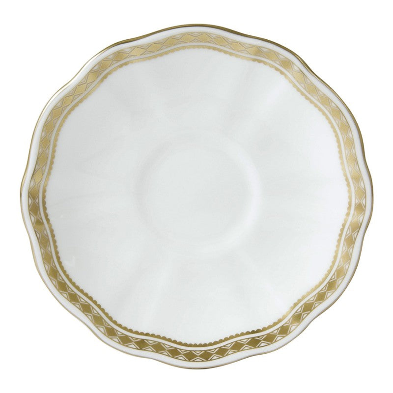 Royal Crown Derby Carlton Gold Coffee Saucer