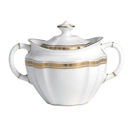 Royal Crown Derby Carlton Gold Covered Sugar Bowl Large