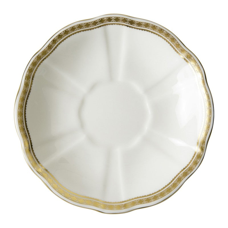 Royal Crown Derby Carlton Gold Cream Soup Saucer