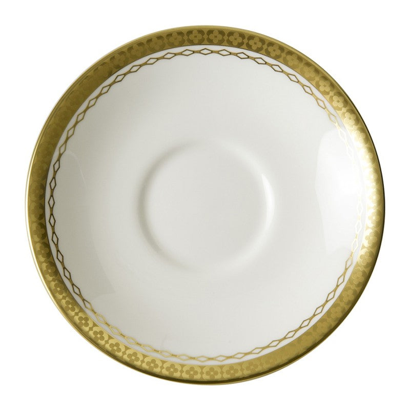 Royal Crown Derby Carlton Gold Tea Saucer