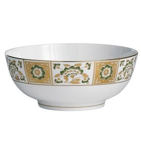 Royal Crown Derby Derby Panel Green Salad Bowl 24cm