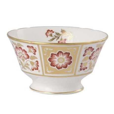 Royal Crown Derby Derby Panel Red Open Sugar Bowl Large