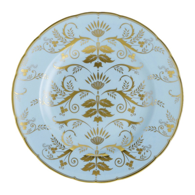 Royal Crown Derby Harlequin Duck Egg Blue Plate 21cm
