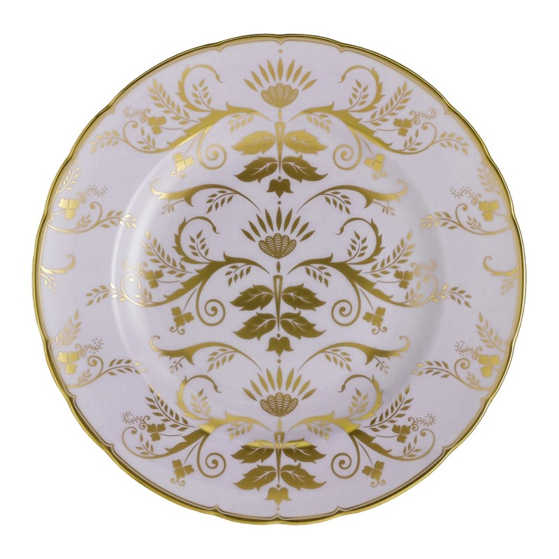 Royal Crown Derby Harlequin Lavender Plate 21cm