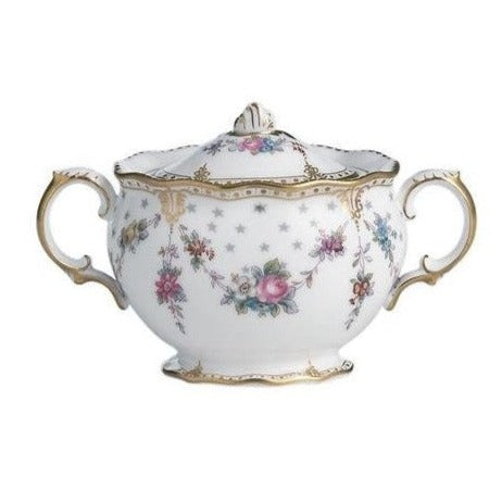 Royal Crown Derby Royal Antoinette Covered Sugar Box