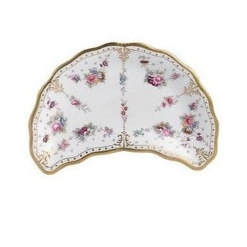 Royal Crown Derby Royal Antoinette Salad Plate Crescent