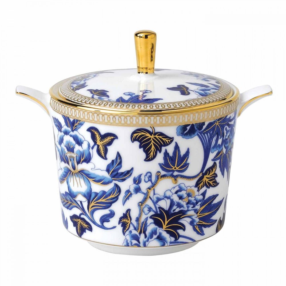 Wedgwood Hibiscus Covered Sugar Bowl